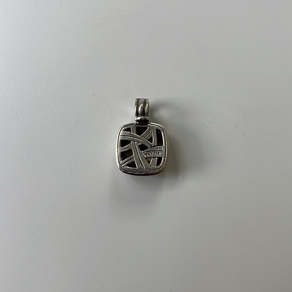 AUTH David Yurman Citrine Albion Pendant with Pave Diamonds - Picture 4 of 12